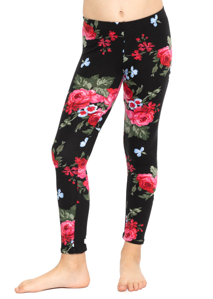 Oh So Soft Youth Girl's Prints Leggings