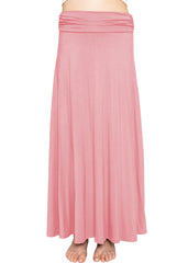 Youth Girl’s Flowy Ankle Length Skirt with Ruched Waistband