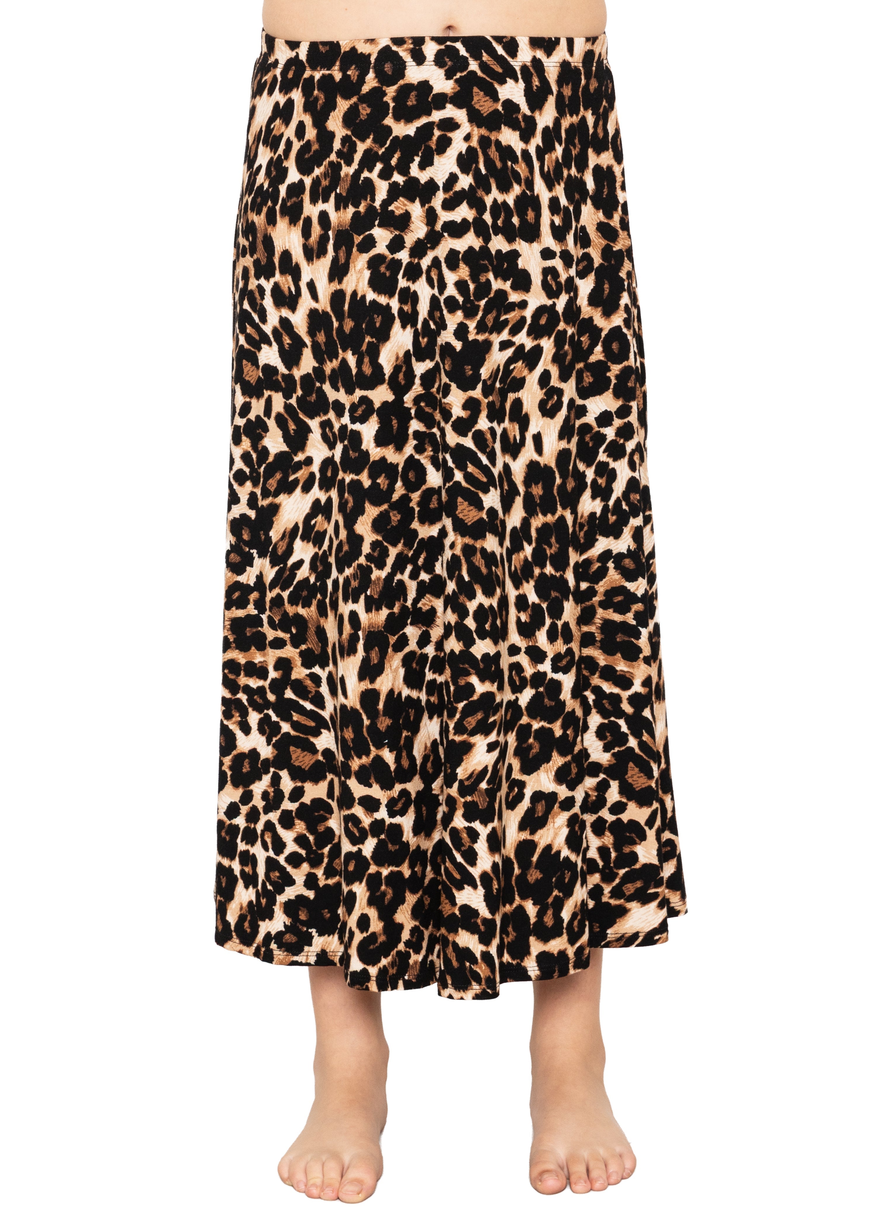 Youth Girl's Flowy A-Line Skirt Ankle Length