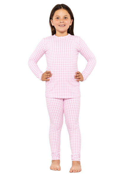 Oh So Soft Youth Girl's Long Sleeve Crew and Leggings Set, Includes Top and Bottom PRINTS