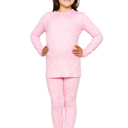 Oh So Soft Youth Girl's Long Sleeve Crew and Leggings Set, Includes Top and Bottom PRINTS