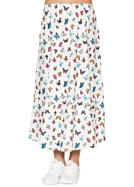 Youth Girl's Flowy A-Line Skirt Ankle Length