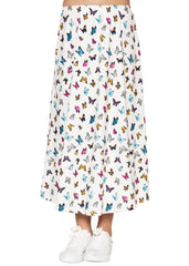 Youth Girl's Flowy A-Line Skirt Ankle Length