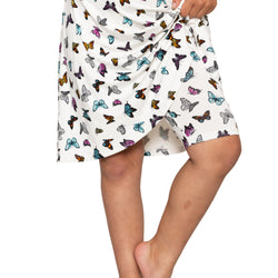 Girl's A-Line Skirt with Built-in Shorts