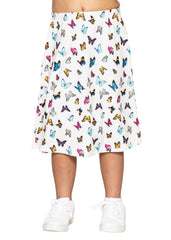 Youth Girl's Flowy A-Line Skirt Knee Length
