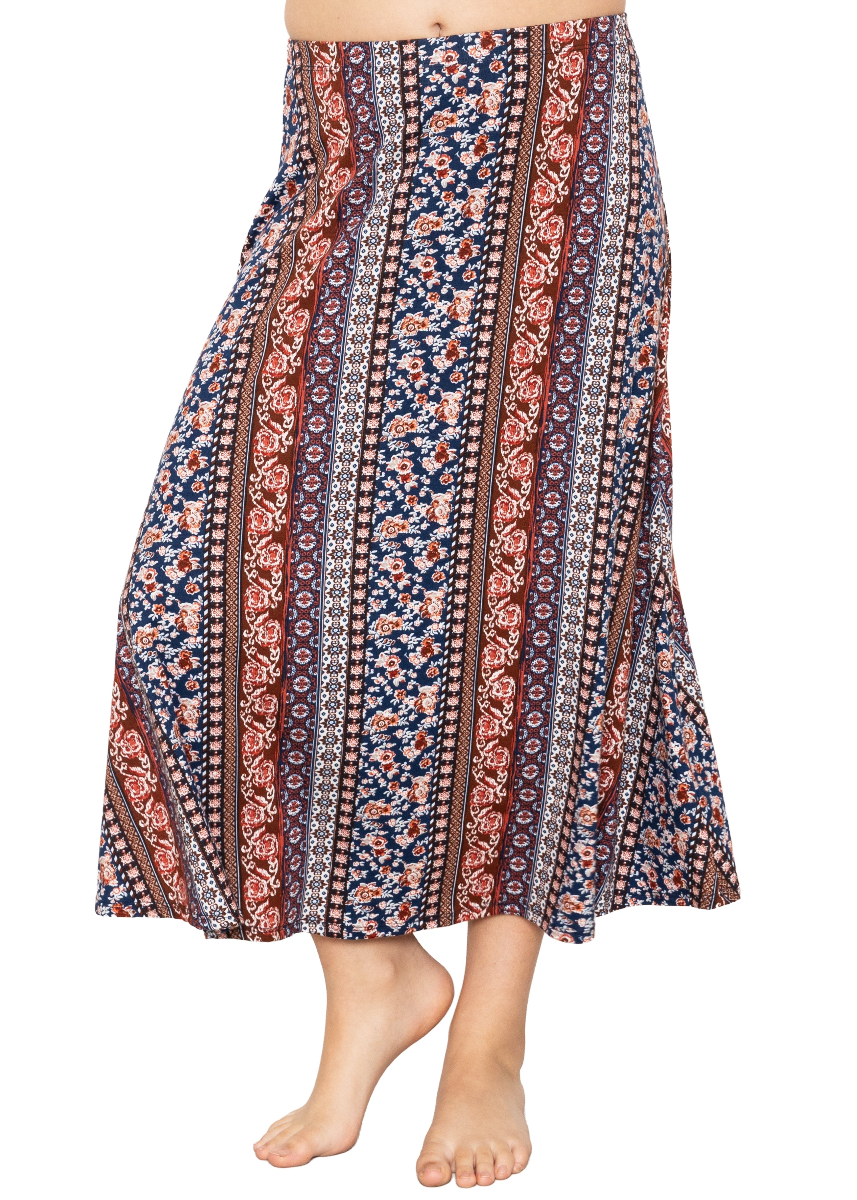 Youth Girl's Flowy A-Line Skirt Ankle Length