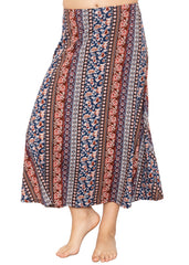 Youth Girl's Flowy A-Line Skirt Ankle Length