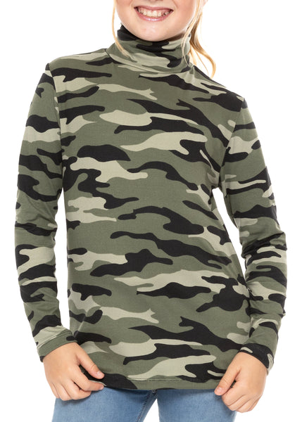 Girl's Oh So Soft Long Sleeve Turtleneck