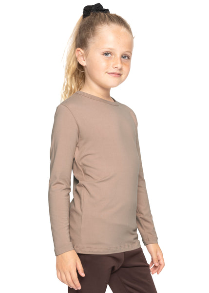 Youth Girls Oh So Soft Long Sleeve Crew Neck Top