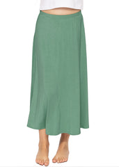 Youth Girl's Flowy A-Line Skirt Ankle Length