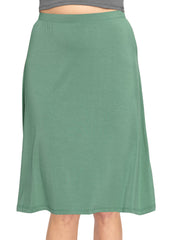 Knee Length A-Line Flowy Skirt