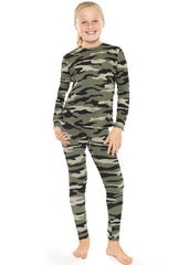 Oh So Soft Youth Girl's Long Sleeve Crew and Leggings Set, Includes Top and Bottom PRINTS