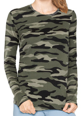 Women's and Plus Oh So Soft Long Sleeve Crew Neck Top