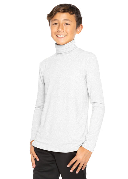 Oh So Soft Boy's Long Sleeve Poly Spandex Turtleneck