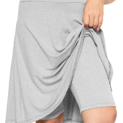 Girl's A-Line Skirt with Built-in Shorts