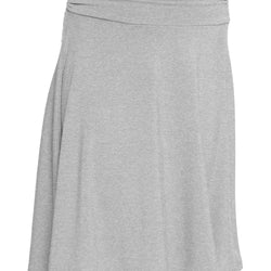 Youth Girl's Flowy Knee Length Skirt with Ruched Waistband