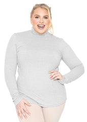 Women's Plus Size Slim Fit Turtleneck