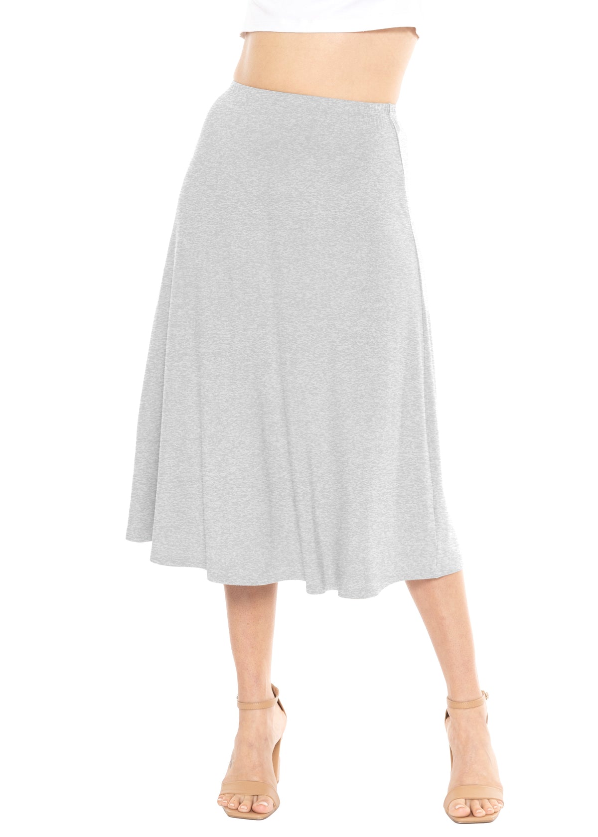 Midi A-Line Flowy Skirt More Colors