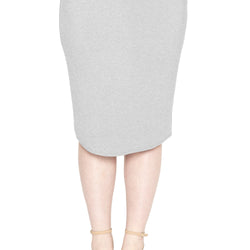 Women's Plus Size Soft Stretch MIDI Skirt