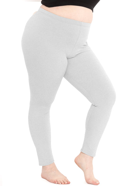 Women's Plus Size Full Length Cotton Leggings