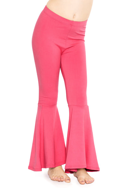 Girl's Stretch Bell Bottoms Flare Pants