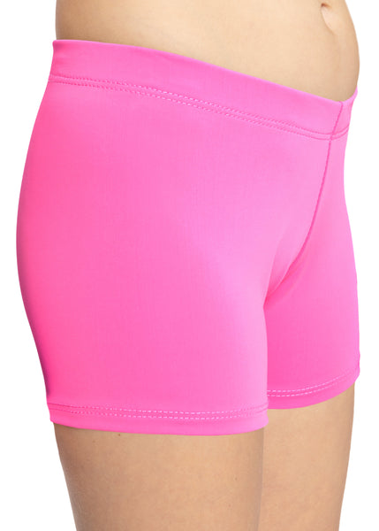 Girl's Nylon Spandex Stretch Booty Shorts