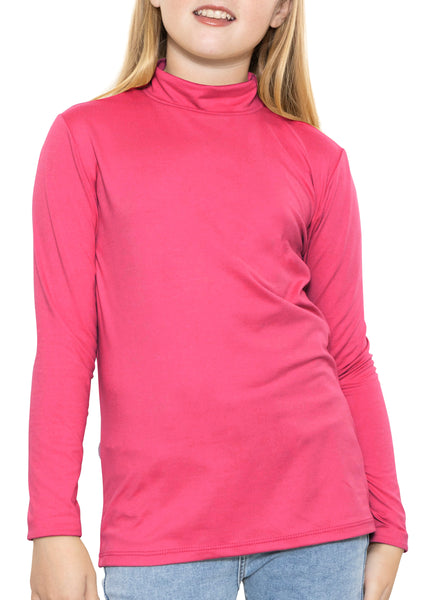 Youth Girl’s Oh So Soft Long Sleeve Mock Neck Top