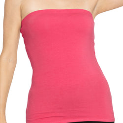 Women's & Plus Long Length Tube Top