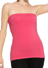 Women's & Plus Long Length Tube Top More Colors