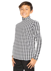 Oh So Soft Boy's Long Sleeve Poly Spandex Turtleneck