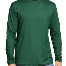 Men's Oh So Soft Mock Neck Long Sleeve Shirt Perfect for Casual Wear, Stylish, Classic Fit