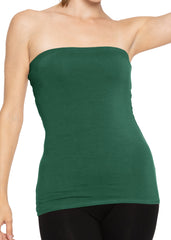 Women's & Plus Long Length Tube Top More Colors
