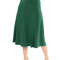 Women's Midi A-Line Flowy Skirt