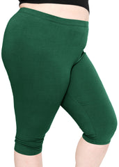 Women's and Plus Size Knee-Length Leggings
