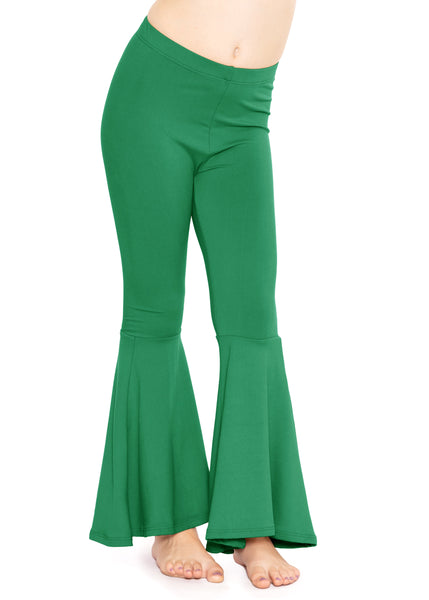 Girl's Stretch Bell Bottoms Flare Pants