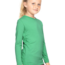 Youth Girl's Oh So Soft Long Sleeve Crew Neck Top Prints