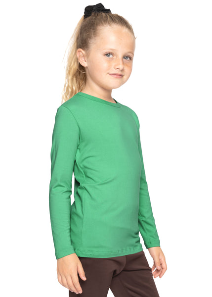 Youth Girl's Oh So Soft Long Sleeve Crew Neck Top Prints