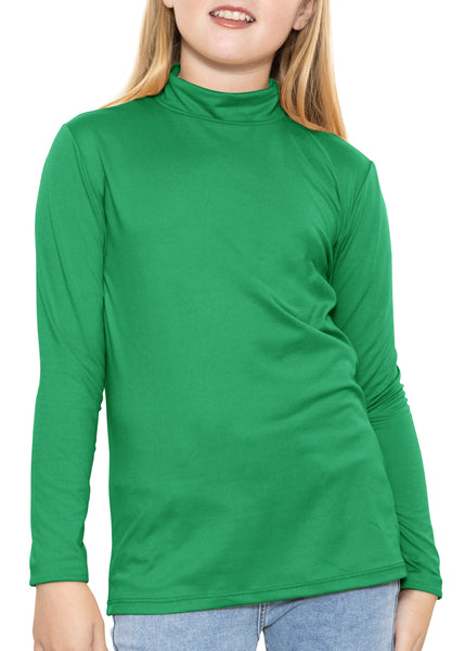 Youth Girl’s Oh So Soft Long Sleeve Mock Neck Top