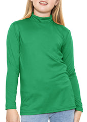 Youth Girl’s Oh So Soft Long Sleeve Mock Neck Top