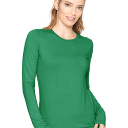 Women's and Plus Oh So Soft Long Sleeve Crew Neck Top