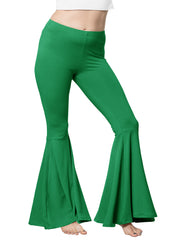 Women’s Plus Size Oh So Soft Pull On Stretchy Bell Bottom Flare Pants