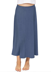 Youth Girl's Flowy A-Line Skirt Ankle Length