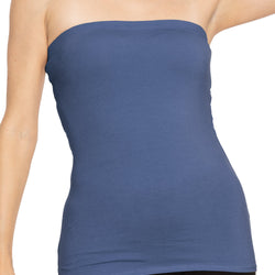 Women's & Plus Long Length Tube Top