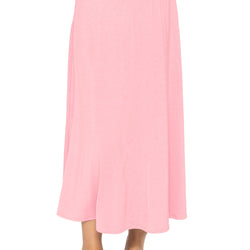 Youth Girl's Flowy A-Line Skirt Ankle Length