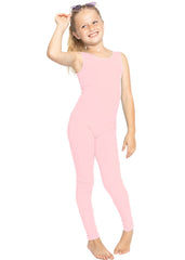 Teamwear Girl's Cotton Tank Unitard