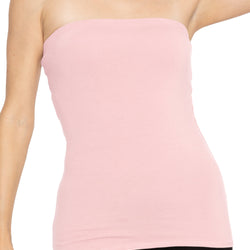 Women's & Plus Long Length Tube Top