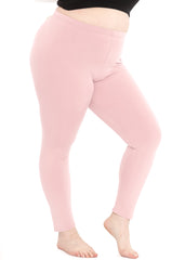 Women's Plus Size Full Length Cotton Leggings
