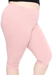 Women's and Plus Size Oh So Soft Knee Length Leggings