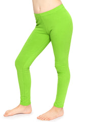 Girl's Cotton Footless Leggings More Colors