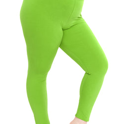 Women's Plus Size Full Length Cotton Leggings